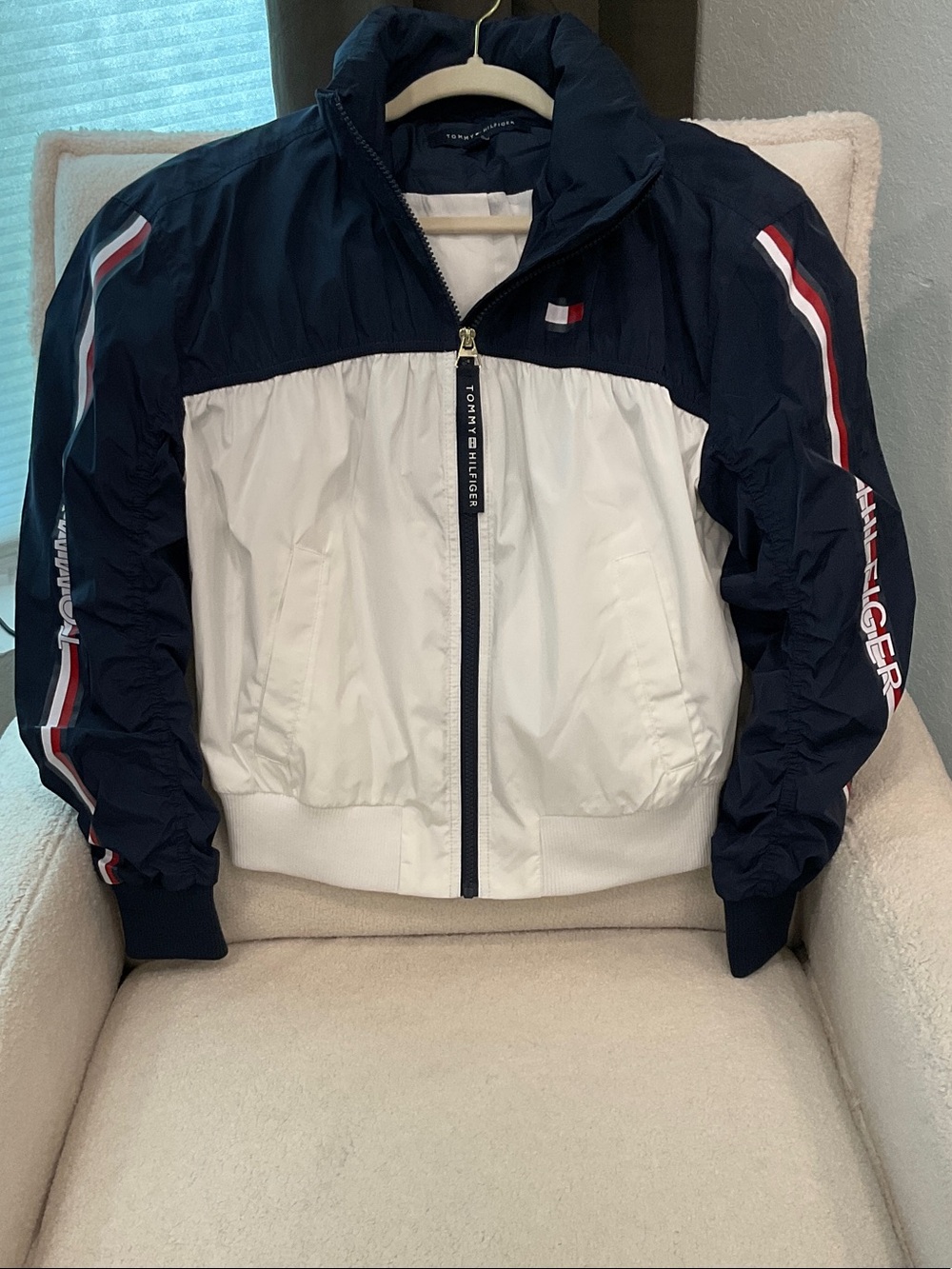 Tommy Hilfiger Navy & White Women's Jacket